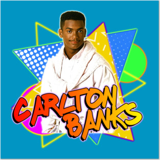 Carlton Banks // Fresh Prince Retro 90s FanArt Posters and Art