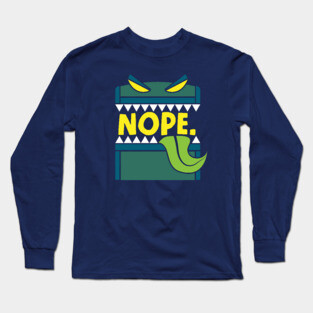 Nope Box Green Variant Long Sleeve T-Shirt