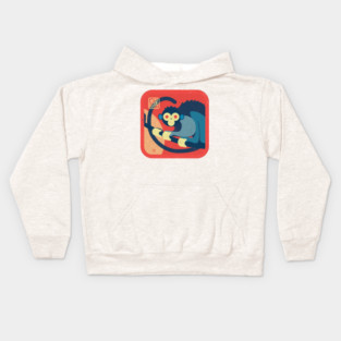 Chinese Zodiac-Year of the Monkey Kids Hoodie