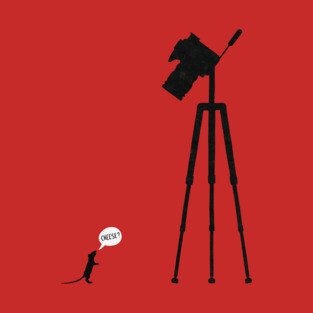 Cheese – Mouse and Camera T-Shirt
