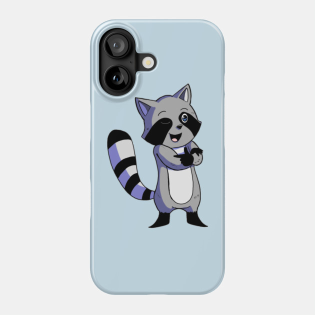 CUTE RACCOON Phone Case by droidmonkey