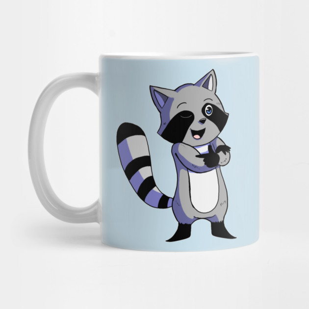 CUTE RACCOON by droidmonkey