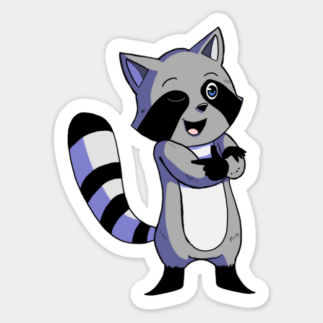 CUTE RACCOON Magnet by droidmonkey