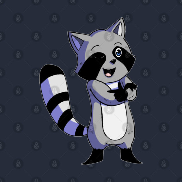 CUTE RACCOON by droidmonkey