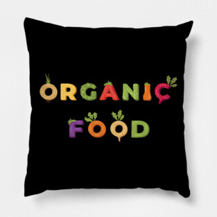 Organic Food Concept Pillow