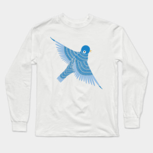 Bluebird of Happiness Long Sleeve T-Shirt