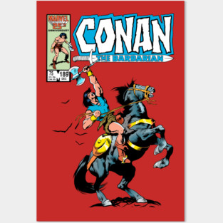 Conan The barbarian Cover Posters and Art