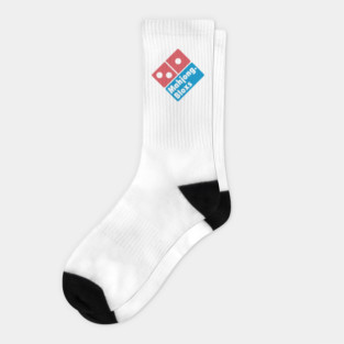 Mahjong Pizaa Domino Socks