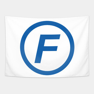 Fantastic 4 Logo F Tapestry