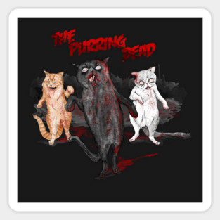 The Purring Dead Sticker