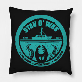 Stan O War- Boat Tours Shirt Pillow