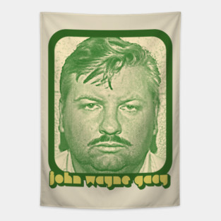 John Wayne Gacy // Retro True Crime Fan Gift Tapestry