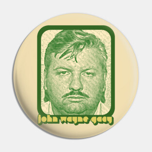 John Wayne Gacy // Retro True Crime Fan Gift Pin