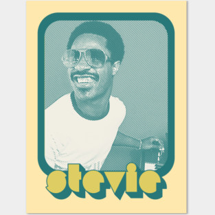 Stevie Wonder /// Retro Aesthetic Fan Design Posters and Art