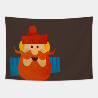 Rudolph the Red-Nosed Reindeer - Yukon Cornelius Tapestry