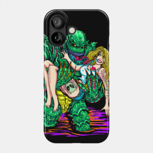 Creature from the lagoon Phone Case