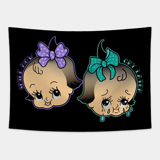 smile now cry later Tapestry