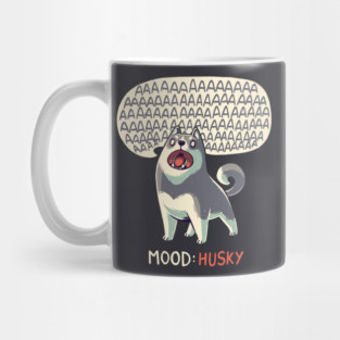 Mood: Husky // Funny Dog, Howling, Siberian Mug