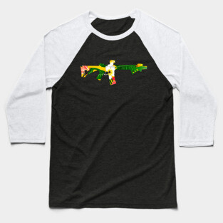 Hawaiian Hibiscus AR15 Baseball T-Shirt
