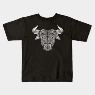 bull silhouette Kids T-Shirt