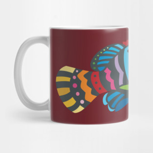 Colorful Grouper Fish Mug