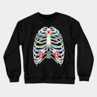 Day of the Dead Ribcage Crewneck Sweatshirt