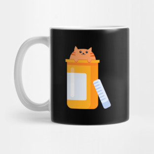 Antidepressant Cat Pill Bottle Mental Health Matters Mug