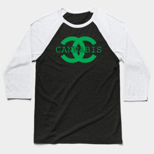 Cannabis Channel Parody Baseball T-Shirt