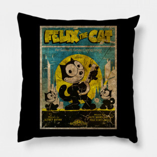 Felix The Cat - Poster Retro Pillow