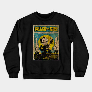 Felix The Cat - Poster Retro Crewneck Sweatshirt