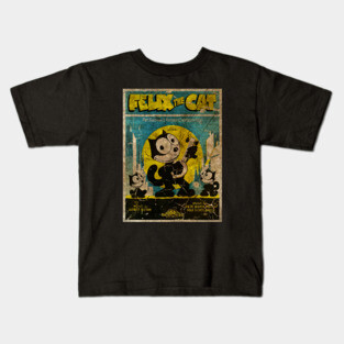 Felix The Cat - Poster Retro Kids T-Shirt
