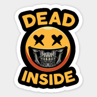 Dead Inside Emoticon Sticker