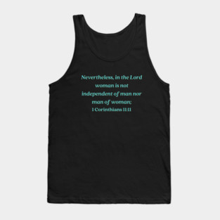 Bible Verse 1 Chronicles 11:11 Tank Top