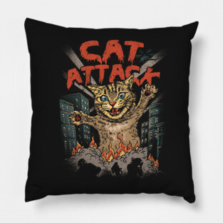 Cat Attack Pillow