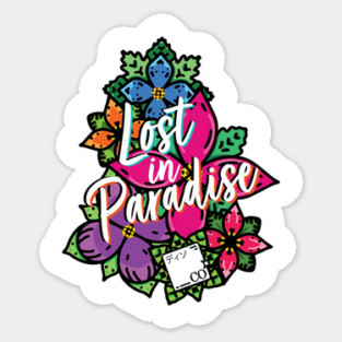 Lost in Paradise Sticker