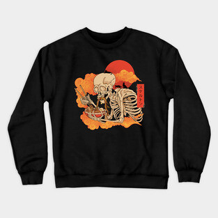 Shinigami Ramen and Cats Crewneck Sweatshirt