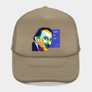 Salvador Dali and best quotes in WPAP Hat