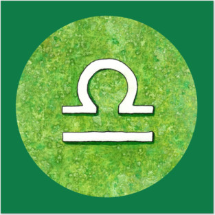 Libra astrological sign Posters and Art