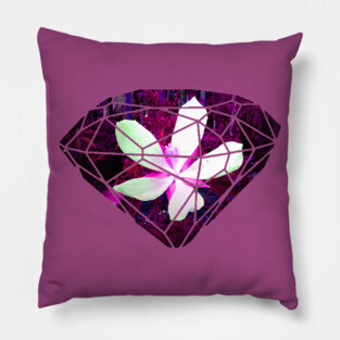 Floral Crystal Pillow