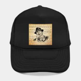Leonard Cohen portrait Hat