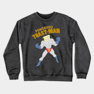 Powdered Toast Man - Ren and Stimpy Crewneck Sweatshirt
