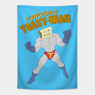 Powdered Toast Man - Ren and Stimpy Tapestry