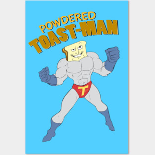 Powdered Toast Man - Ren and Stimpy Posters and Art