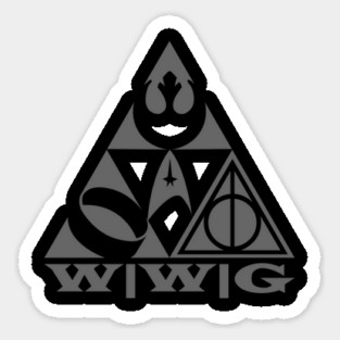 WWG Gray Logo Sticker
