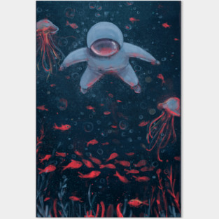 Aquatic Galaxy Posters and Art