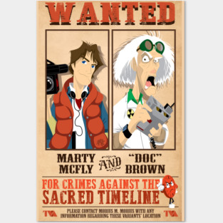 Back To The Future Posters and Art
