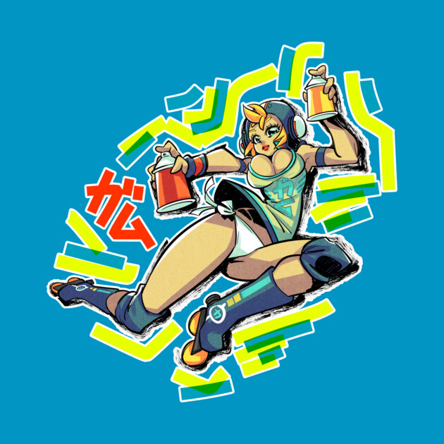 Jet Set Radio Gum Jet Set Radio Pin TeePublic