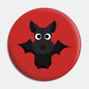 Scottish Terrier Halloween Fancy Dress Costume Pin