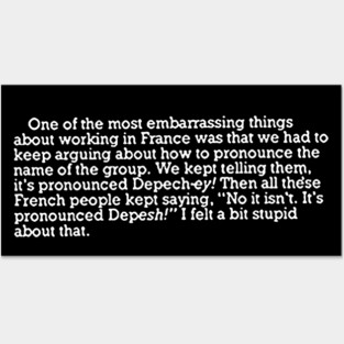 Dave Gahan / Depeche Mode Magazine Interview Quote Posters and Art