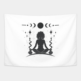 Meditation Goddess Tapestry